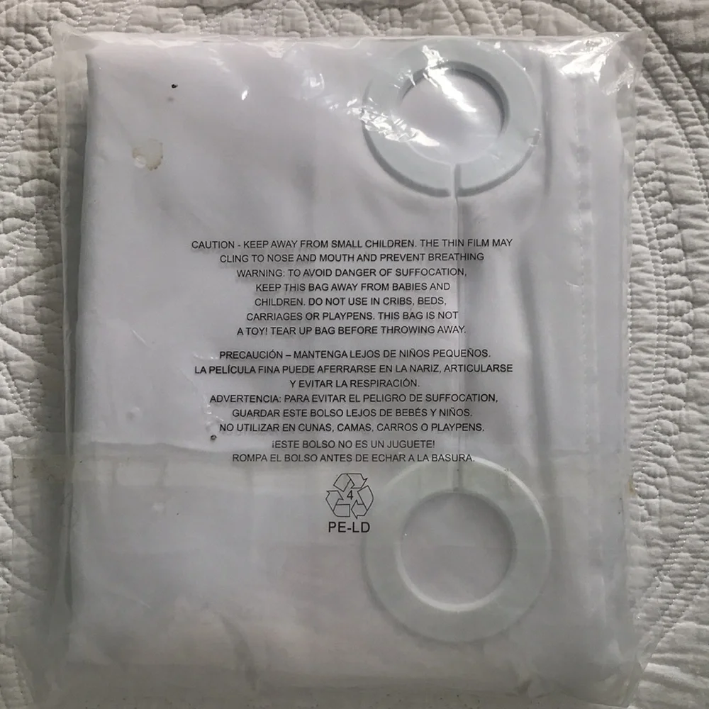 BenchBuddy Hookless Shower Curtain new